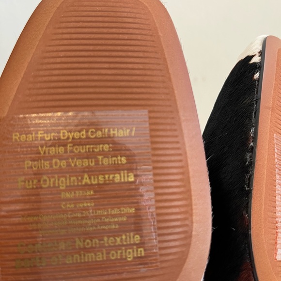 Madewell The Mylie Ballet Flat in Dark Carob Multi Calf Hair NWOB Size 7.5 - Picture 12 of 14